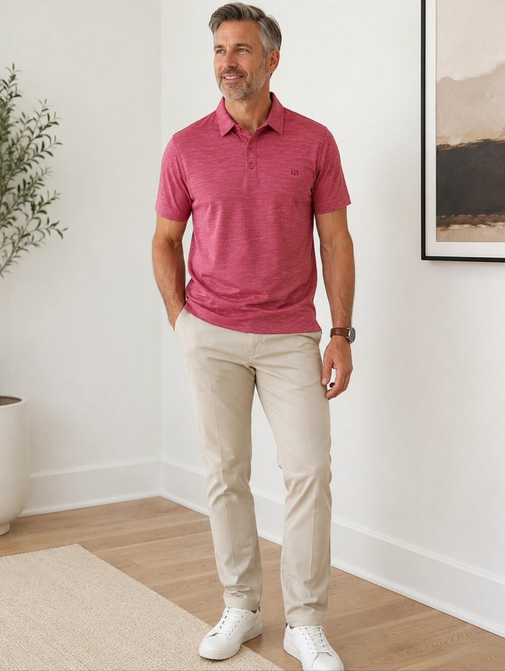 Men's Red Antonio Melani Shirt